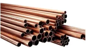Copper tubes straight lengths