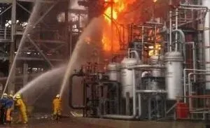 Risk of explosion in oil & gas plants